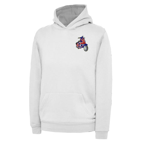 MOD Union Jack Scooter Embroidered Children's Hoodie