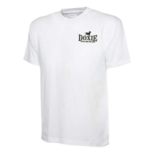 Doxie It's a Way of Life Embroidered Classic T-Shirt