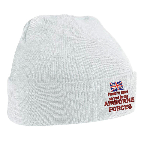 Proud to Have Served in The Airborne Forces Beanie Hat