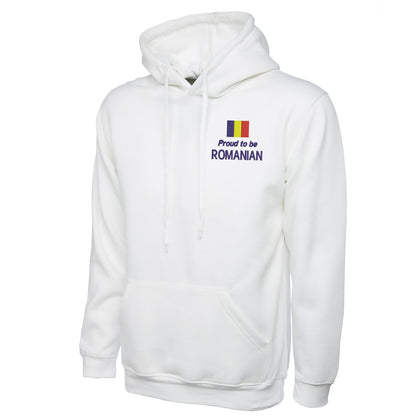 Proud to be Romanian Embroidered Classic Hoodie