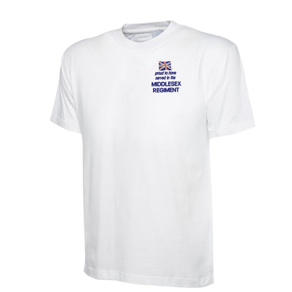 Proud to Have Served in The Middlesex Regiment Embroidered Children's T-Shirt