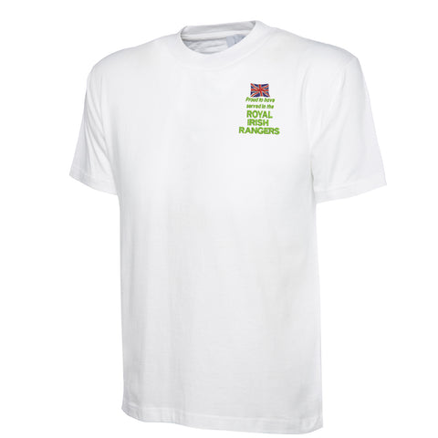 Proud to Have Served in The Royal Irish Rangers Embroidered Classic T-Shirt