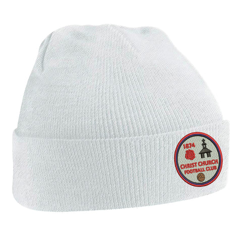 Retro Christ Church FC Embroidered Beanie Hat