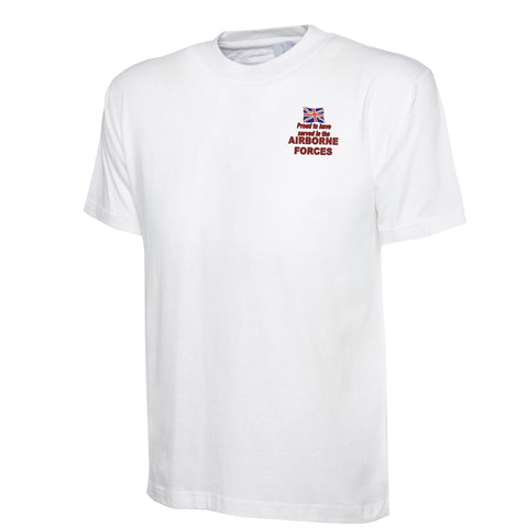 Proud to Have Served in The Airborne Forces Embroidered Classic T-Shirt