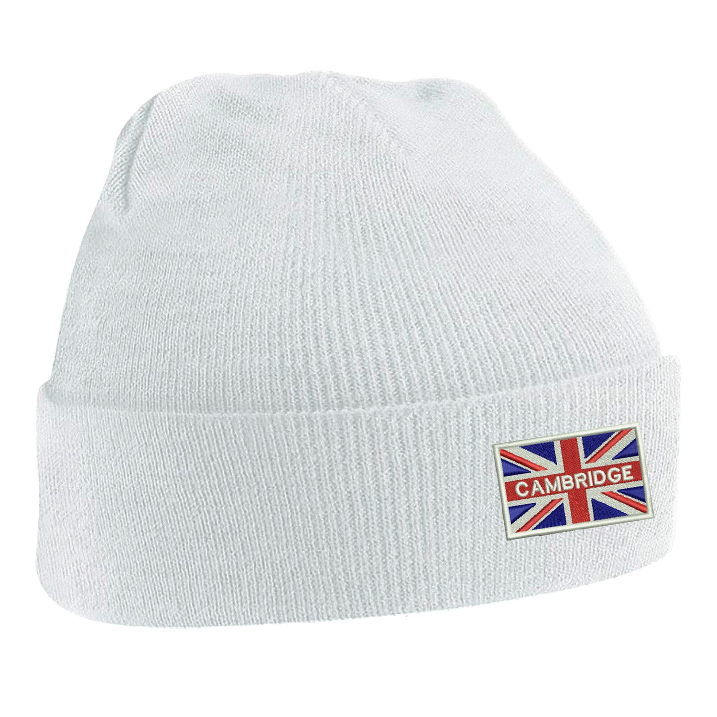 Cambridge Coloured Union Jack Beanie Hat