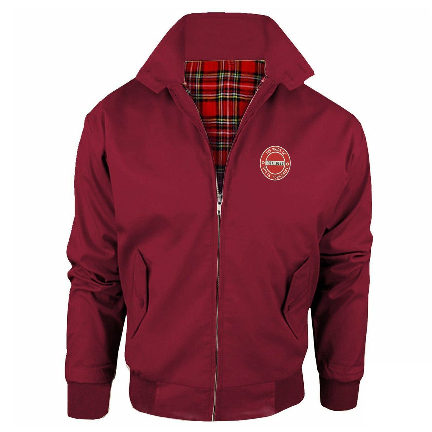 The Pride of South Yorkshire 1887 Embroidered Classic Harrington Jacket