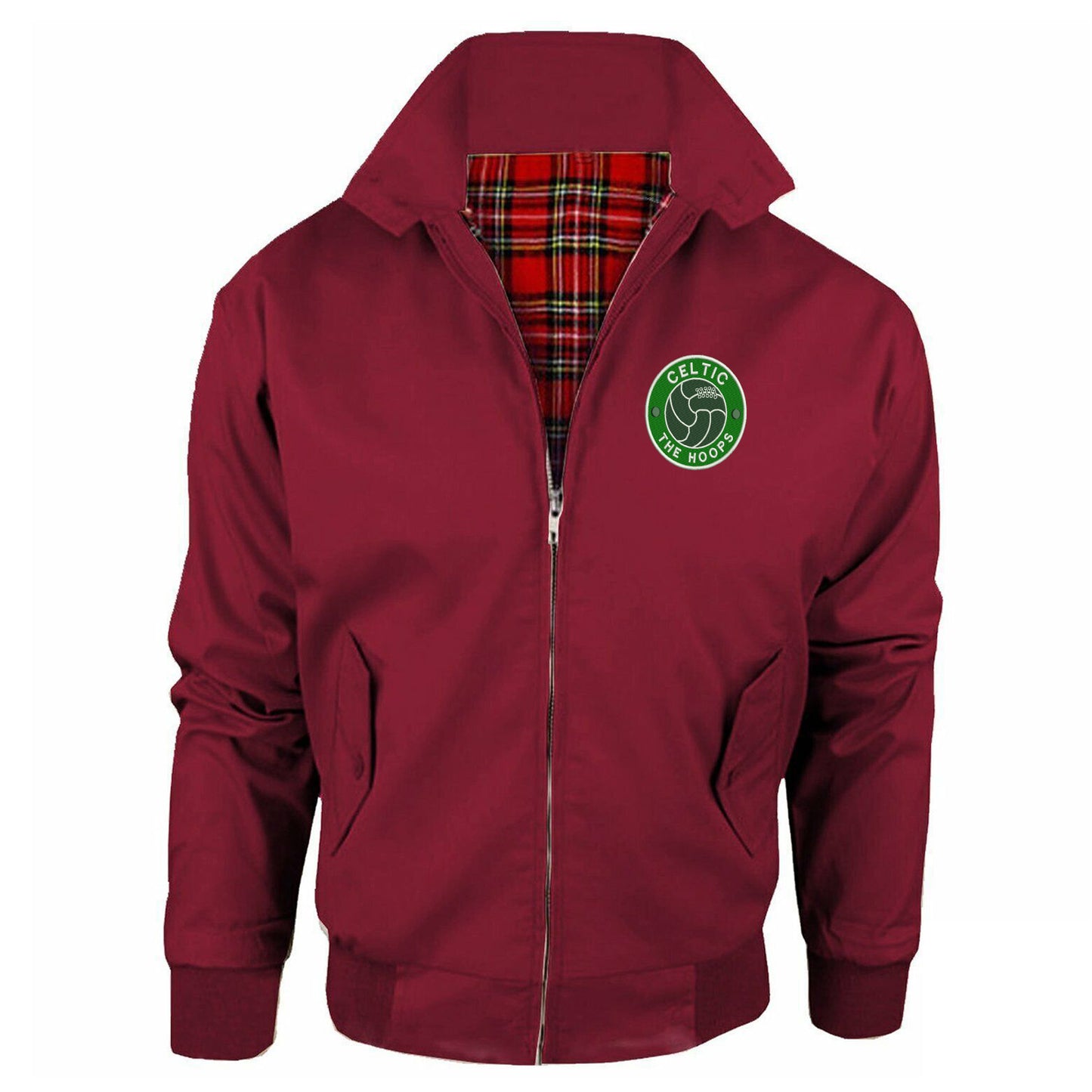 The Hoops Old School Ball Embroidered Classic Harrington Jacket