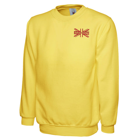 Bournemouth Union Jack Embroidered Classic Sweatshirt