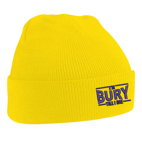 I'm Bury Till I Die Embroidered Beanie Hat