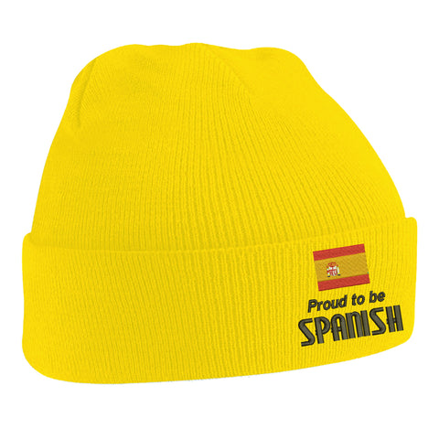 Proud to be Spanish Beanie Hat