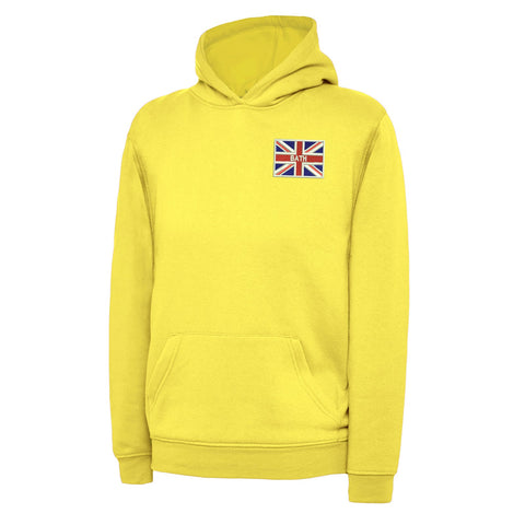 Bath Union Jack Embroidered Children's Hoodie