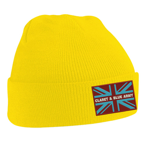 Claret & Blue Army Coloured Union Jack Hat