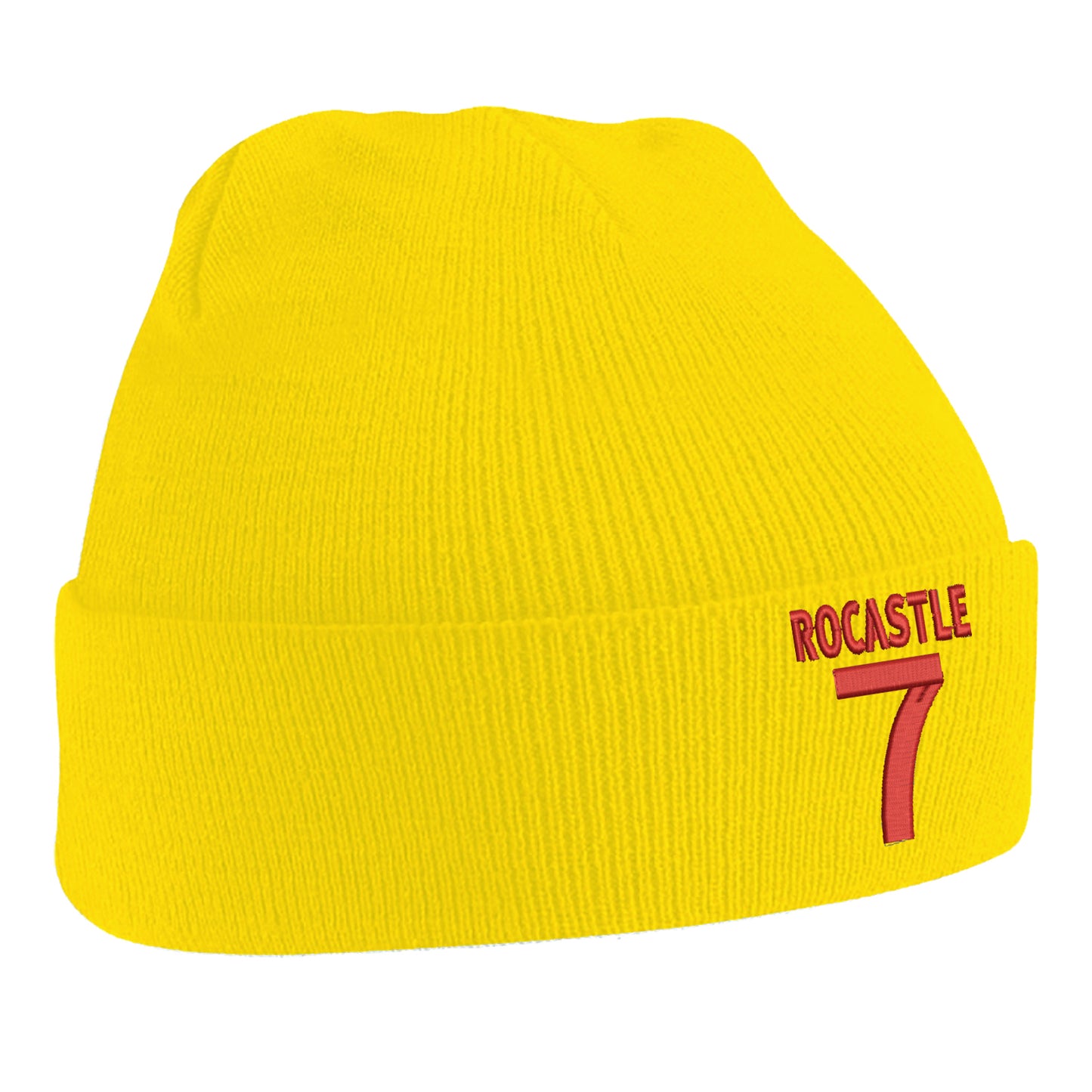 Rocastle 7 Embroidered Beanie Hat