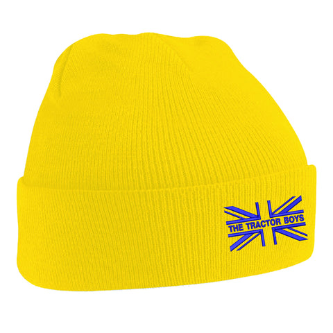 The Tractor Boys Union Jack Embroidered Beanie Hat