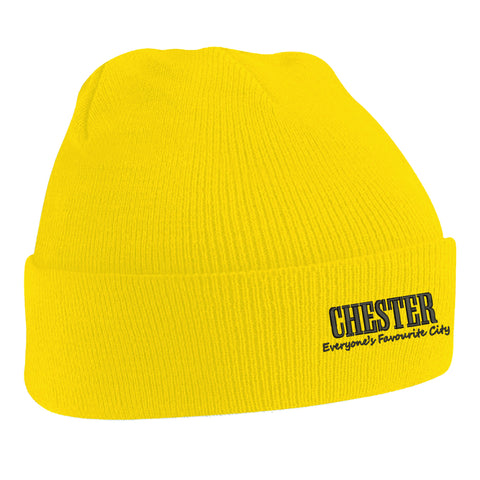 Chester Everyone's Favourite City Embroidered Beanie Hat