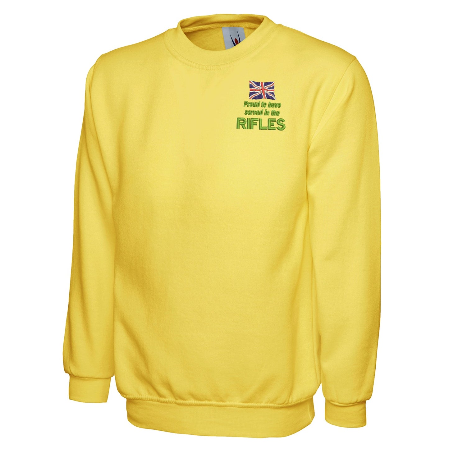 Proud to Have Served in The Rifles Embroidered Classic Sweatshirt