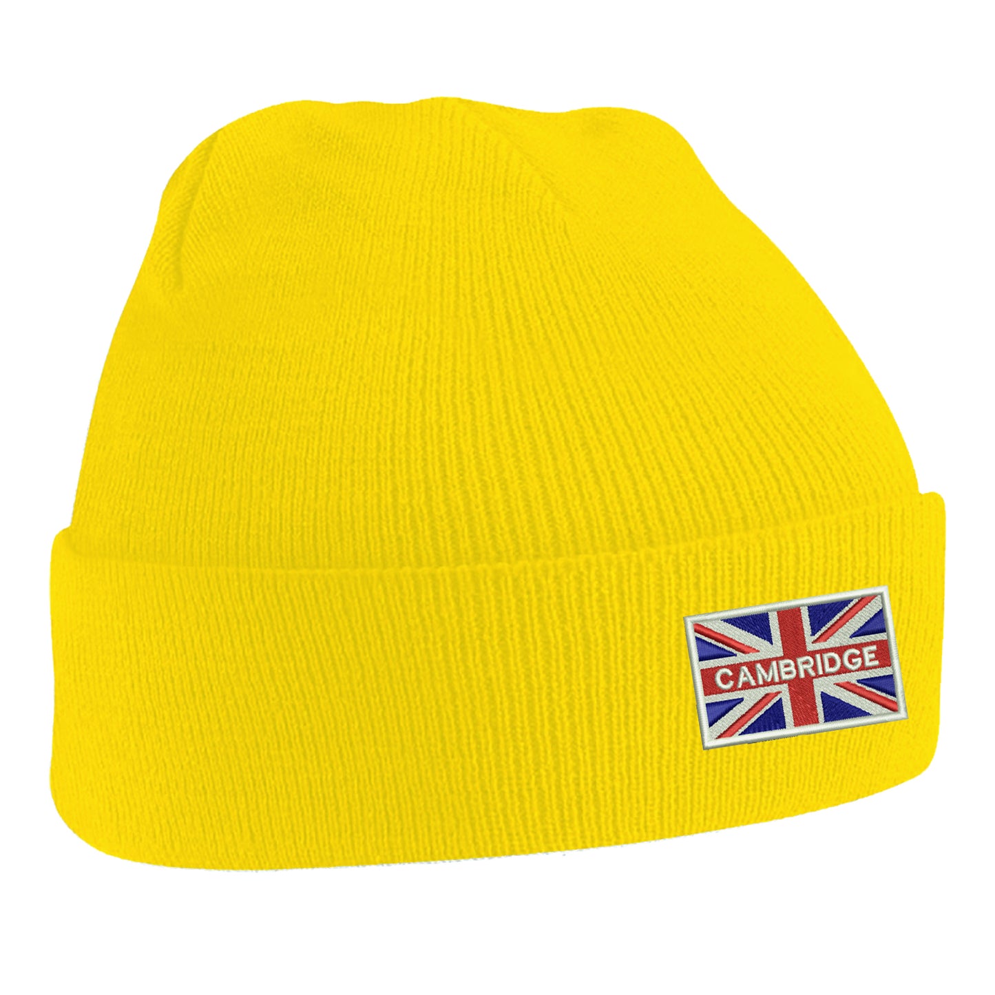 Cambridge Coloured Union Jack Beanie Hat