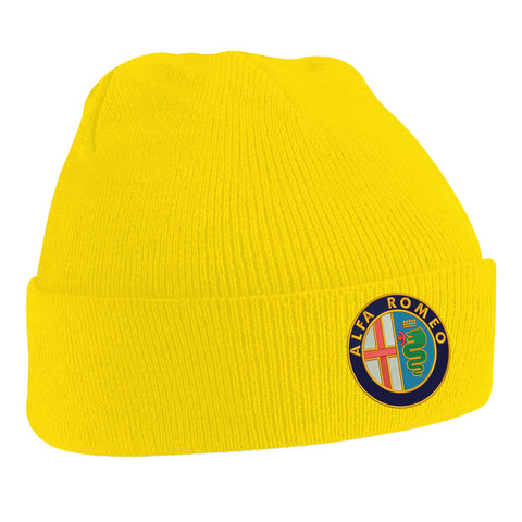 Alfa Romeo Logo Golden Beanie Hat