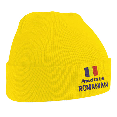 Proud to be Romanian Beanie Hat