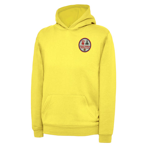 Retro Christ Church FC Embroidered Children's Hoodie