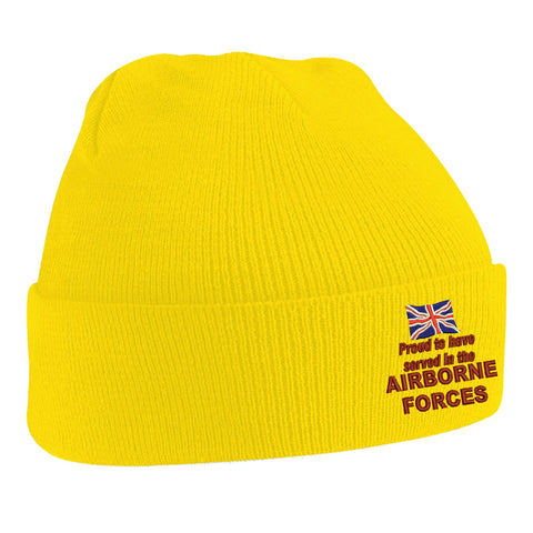 Proud to Have Served in The Airborne Forces Beanie Hat