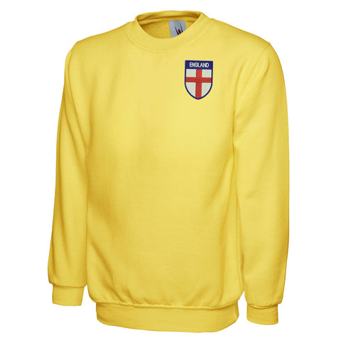 Flag of England Shield Embroidered Classic Sweatshirt