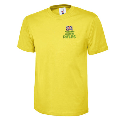 Proud to Have Served in The Rifles Embroidered Children's T-Shirt