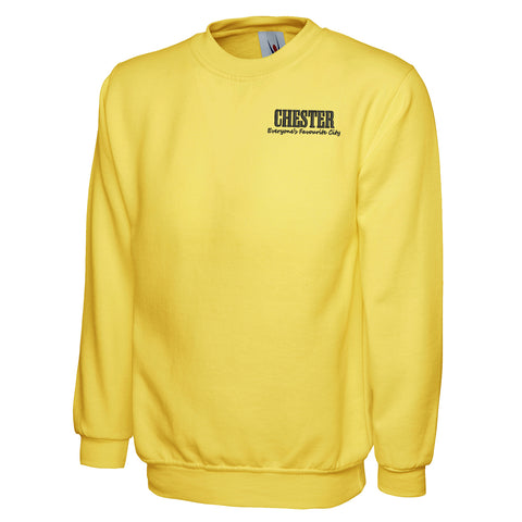 Chester Everyone's Favourite City Embroidered Classic Sweatshirt