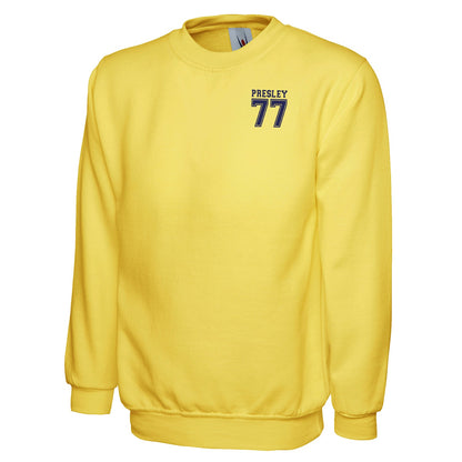 Presley 77 Embroidered Classic Sweatshirt