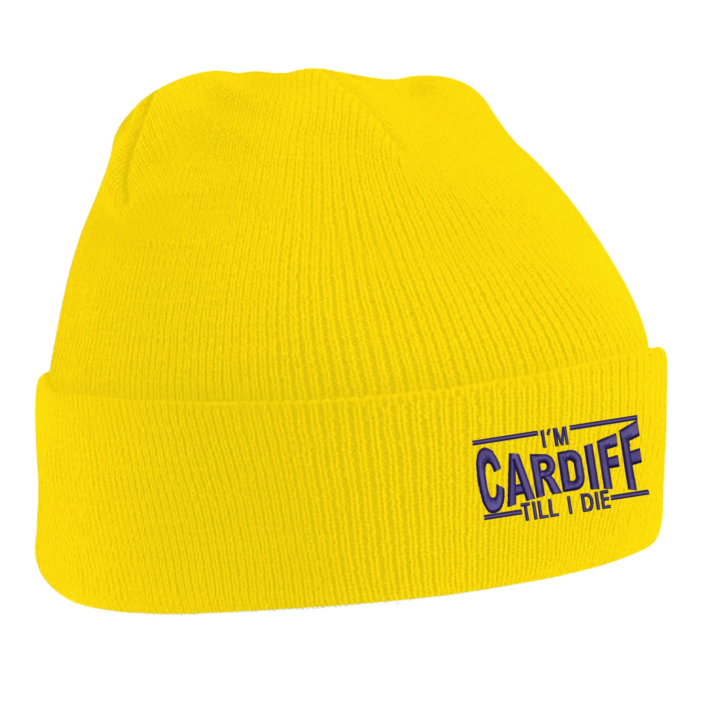 I'm Cardiff Till I Die Embroidered Beanie Hat