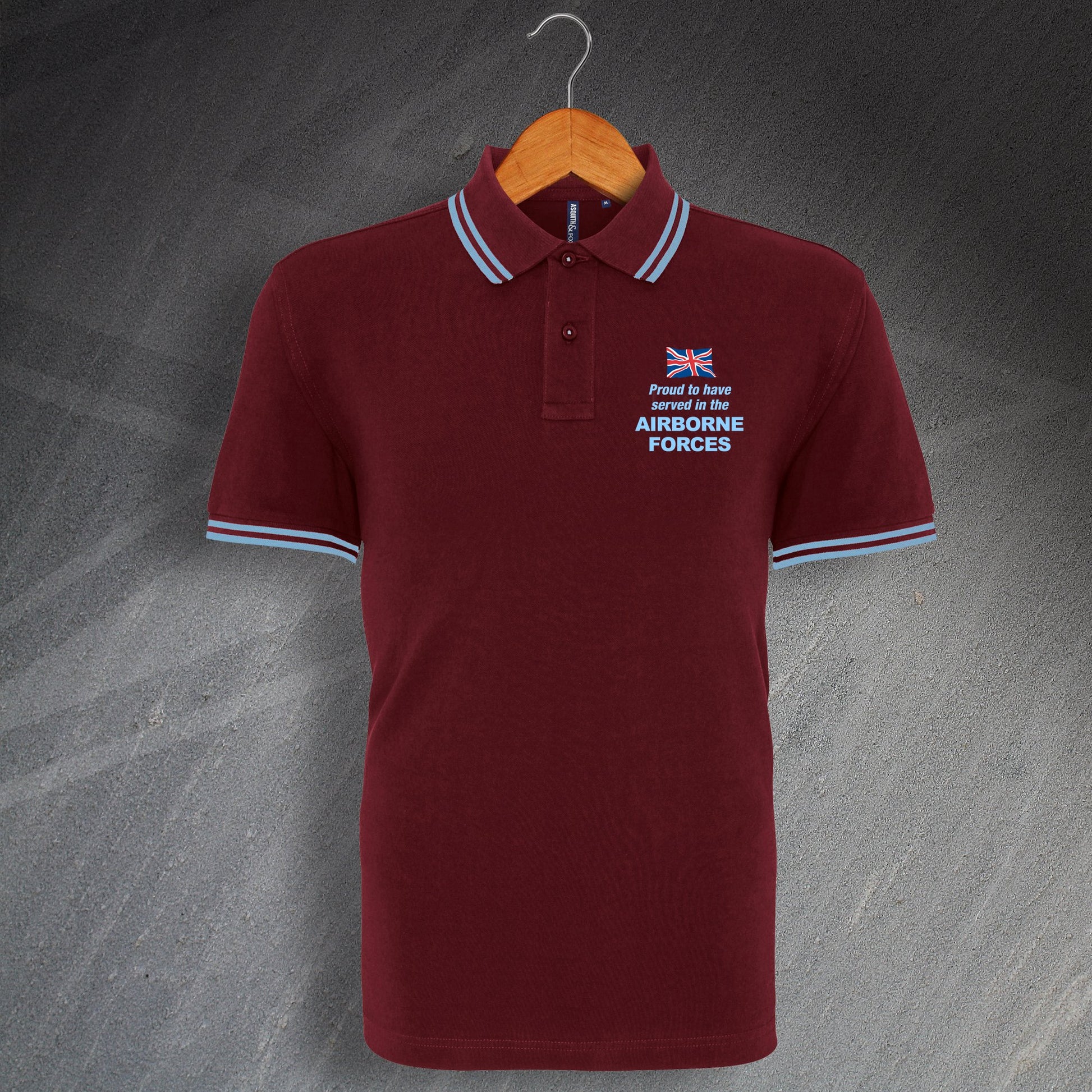 Airborne Forces Embroidered Polo Shirt