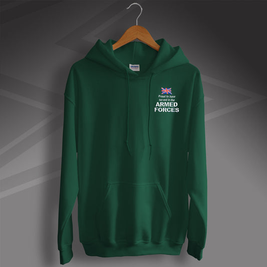 Armed Forces Embroidered Hoodie