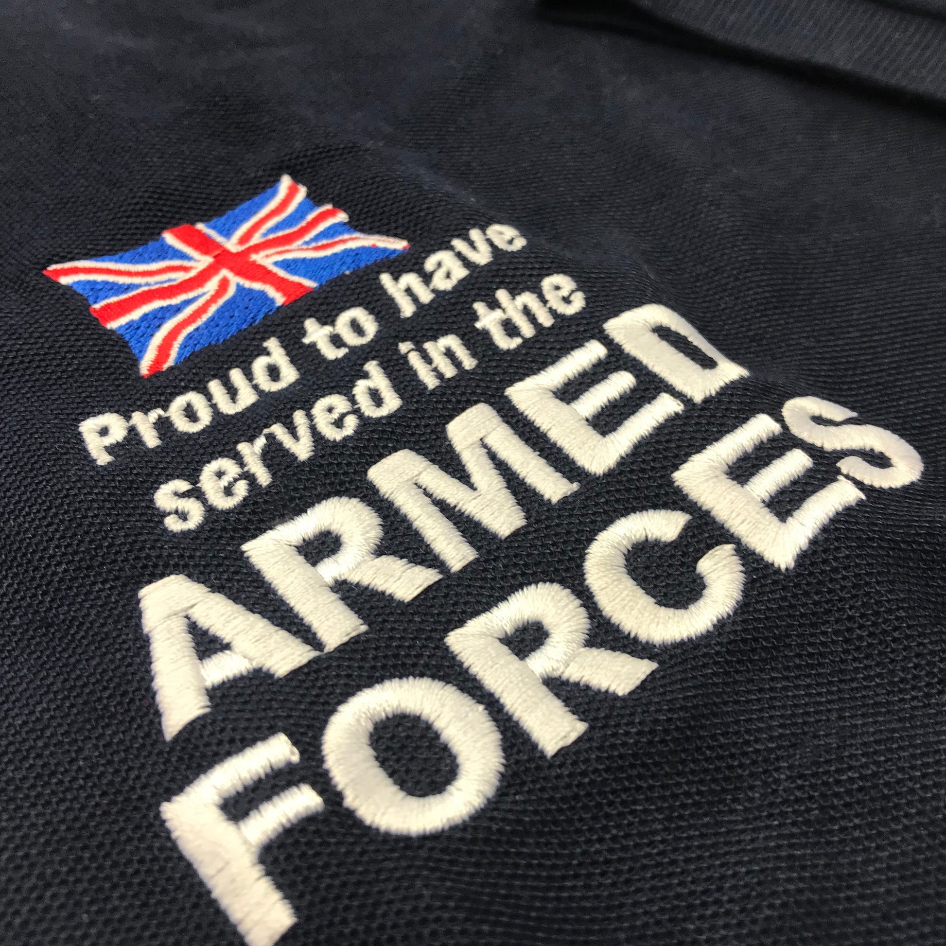 Armed Forces Embroidered Polo Shirt