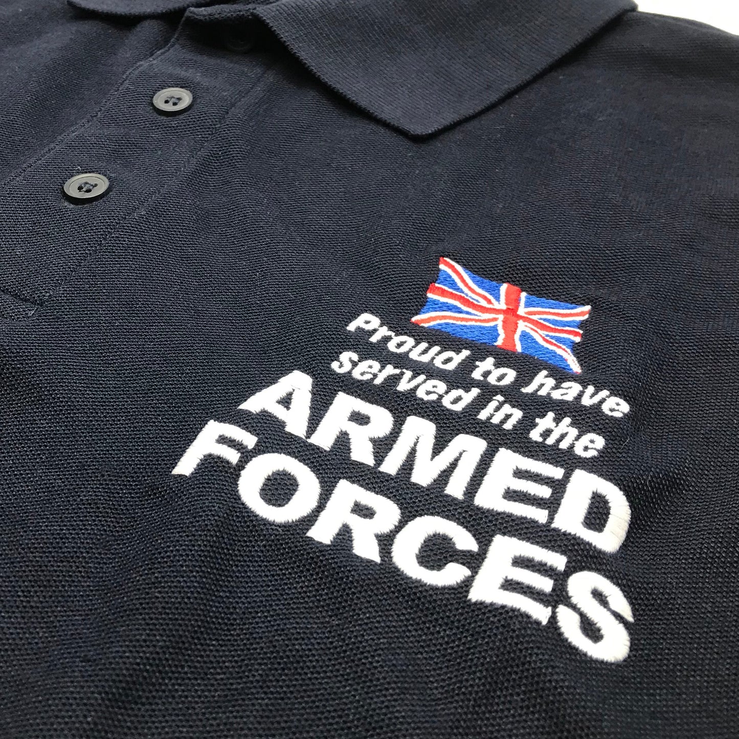 Armed Forces Embroidered Polo Shirt