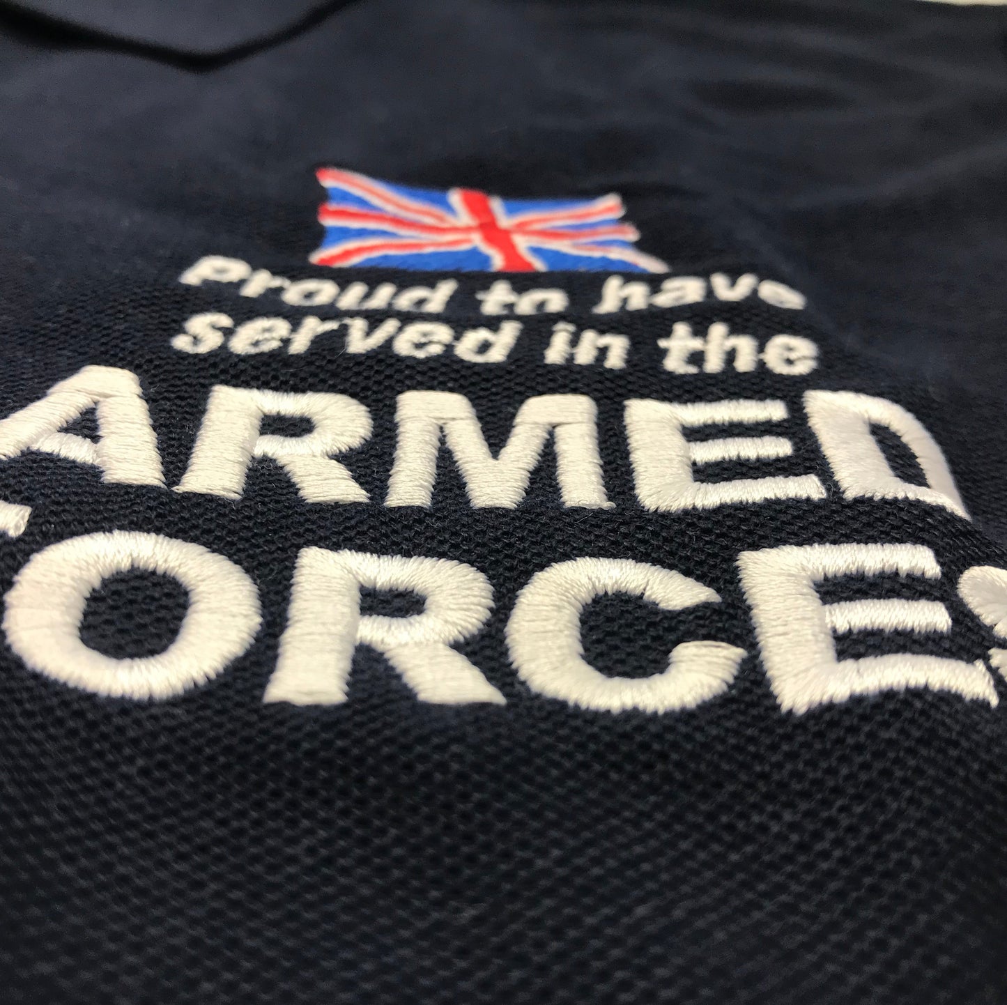 Armed Forces Embroidered Polo Shirt