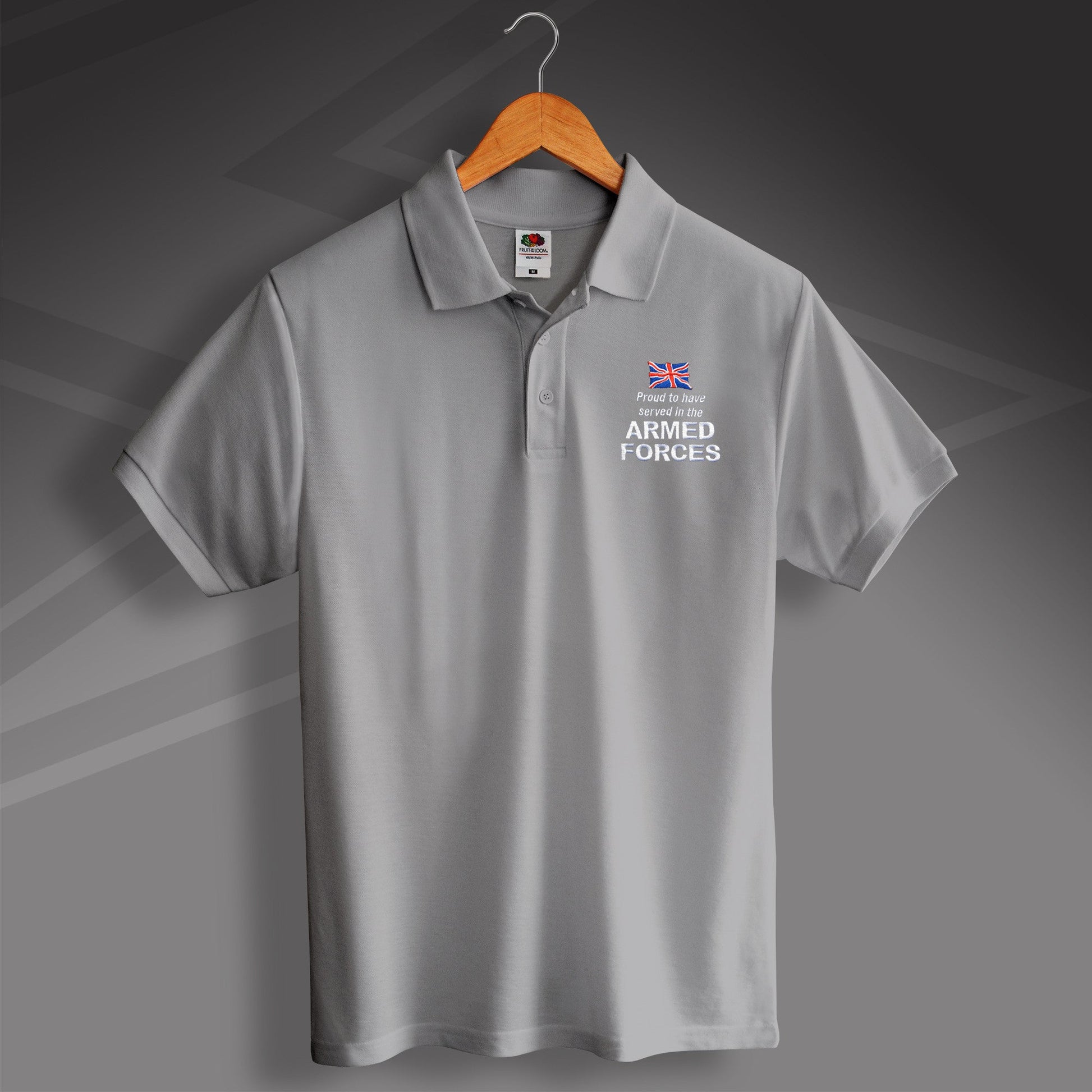 Armed Forces Embroidered Polo Shirt