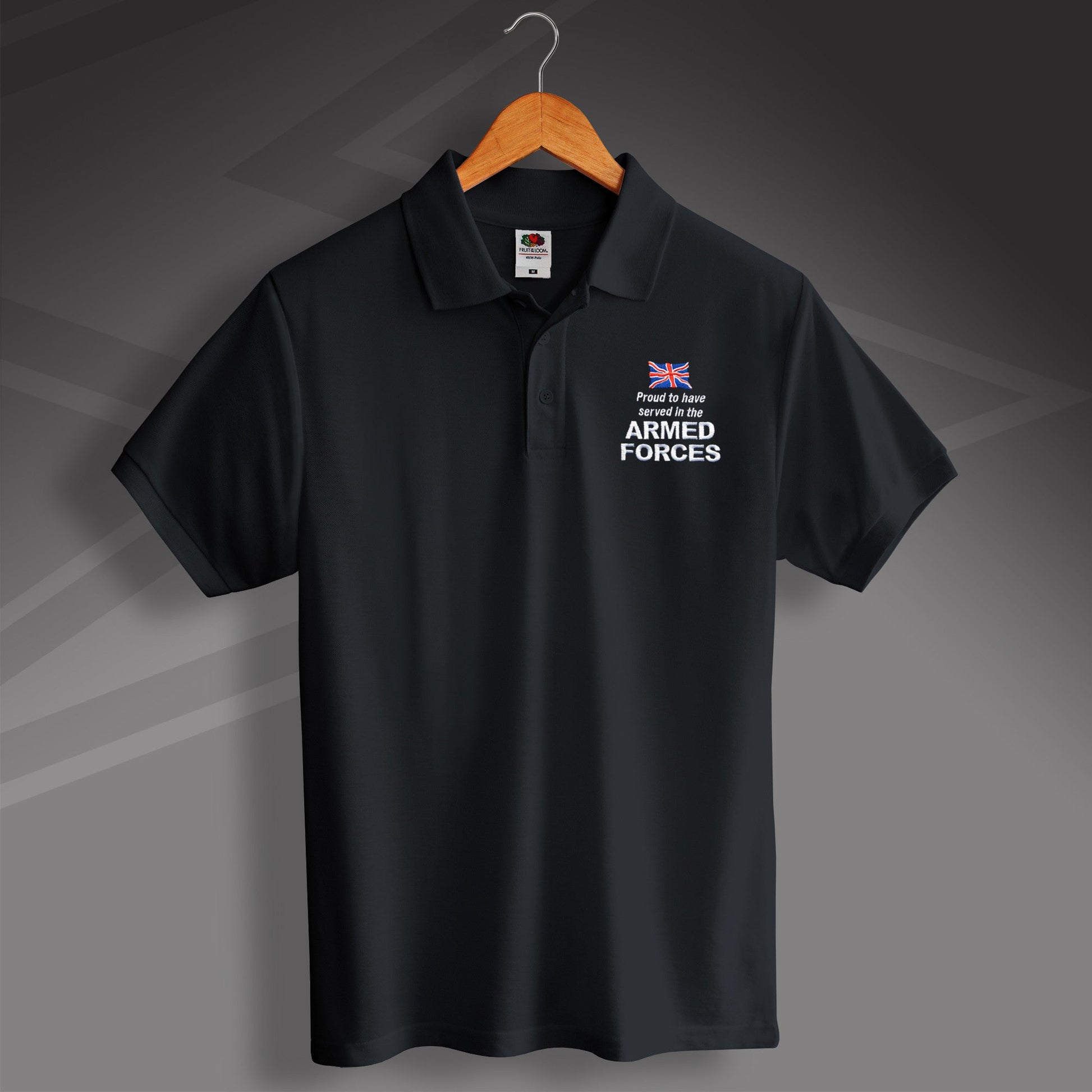 Armed Forces Embroidered Polo Shirt