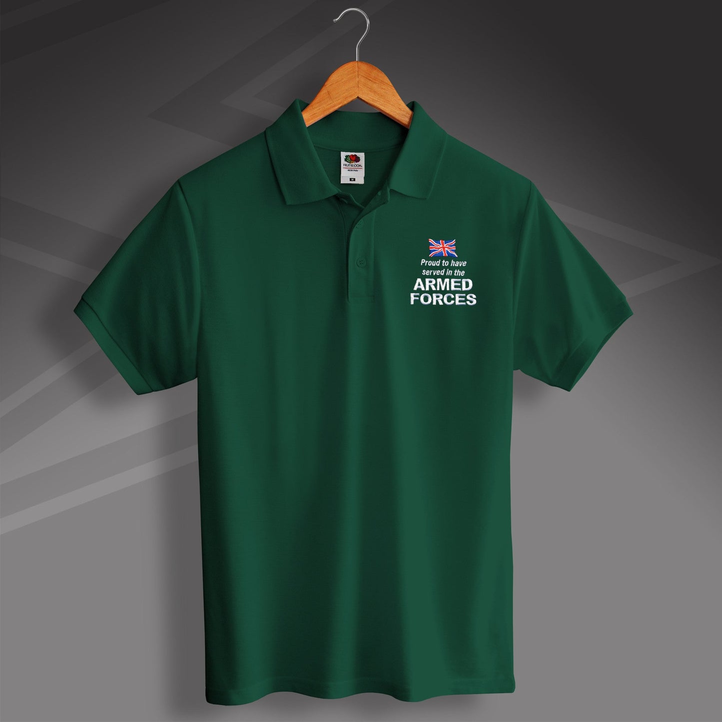 Armed Forces Embroidered Polo Shirt