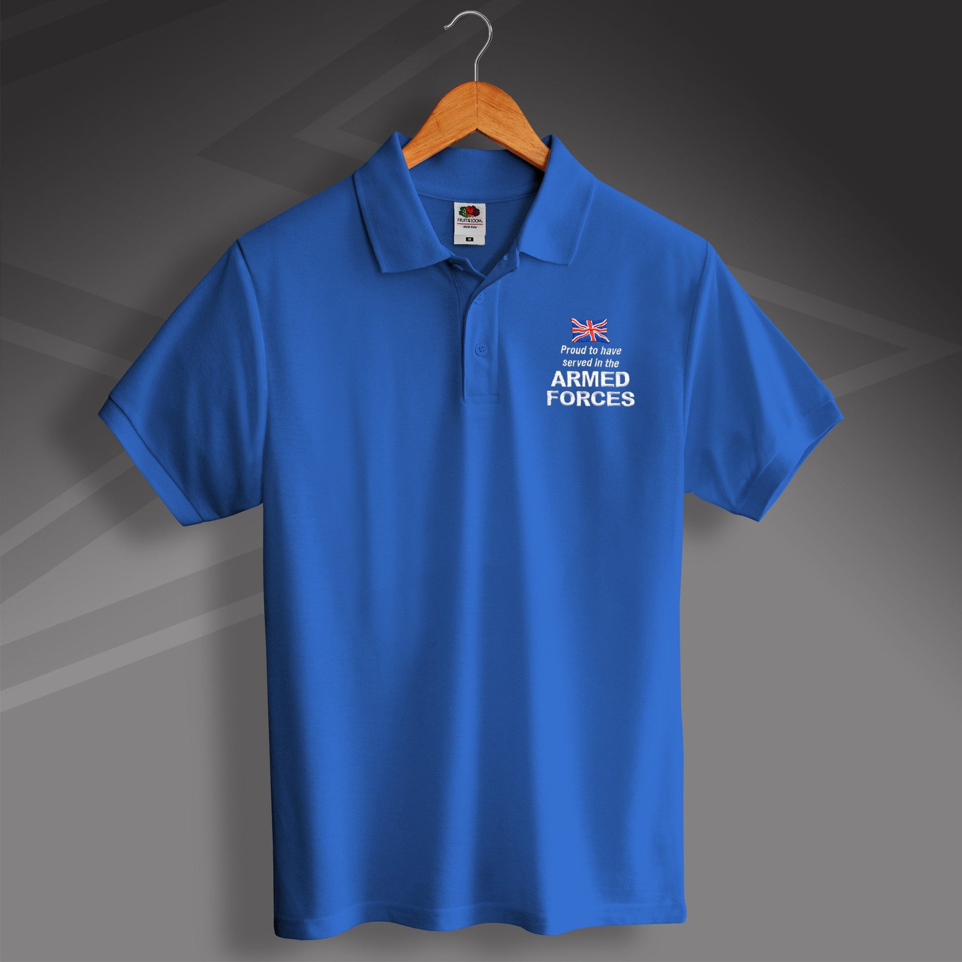 Armed Forces Embroidered Polo Shirt