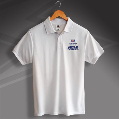 Armed Forces Embroidered Polo Shirt