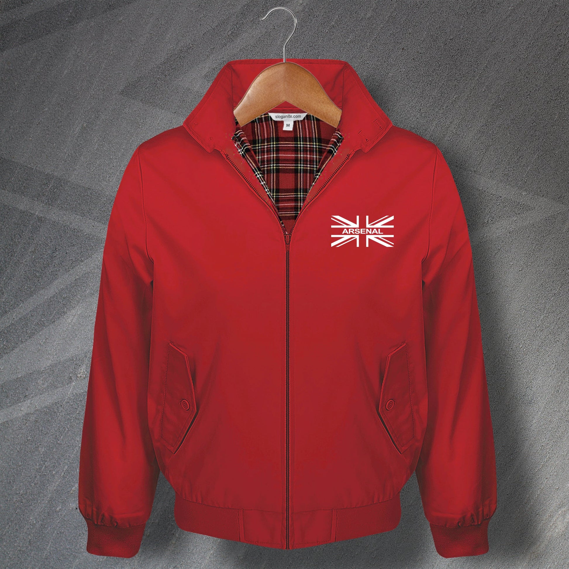 Arsenal Football Flag Harrington Jacket