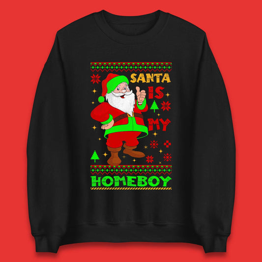 Santa is My Homeboy Jumper Meme