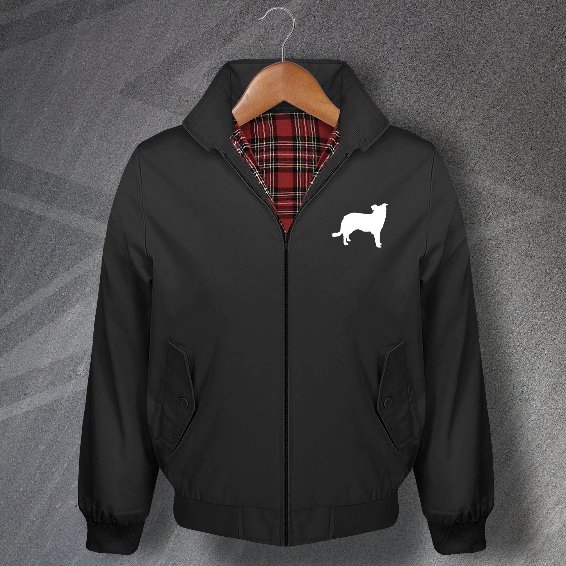 Border Collie Harrington Jacket