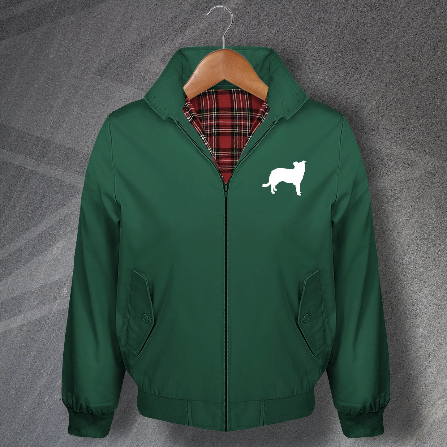 Border Collie Harrington Jacket