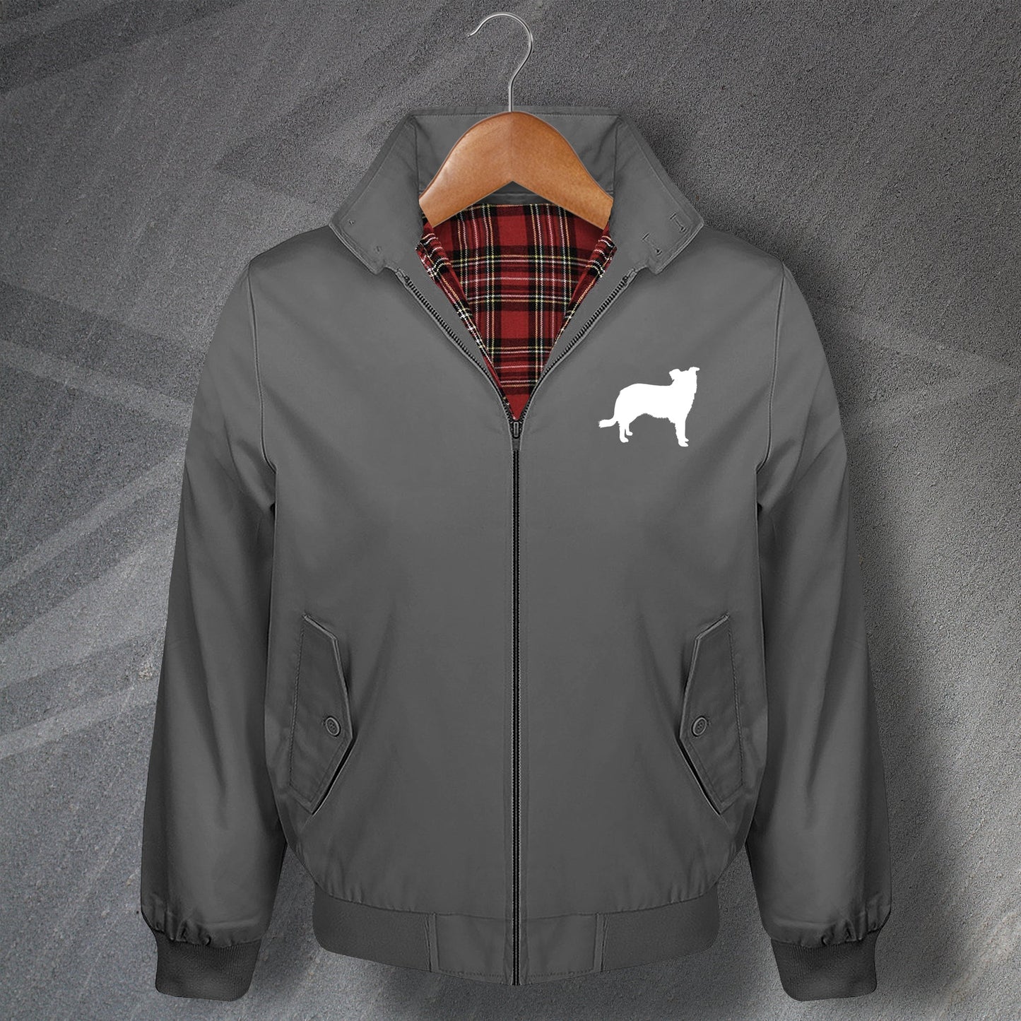 Border Collie Harrington Jacket