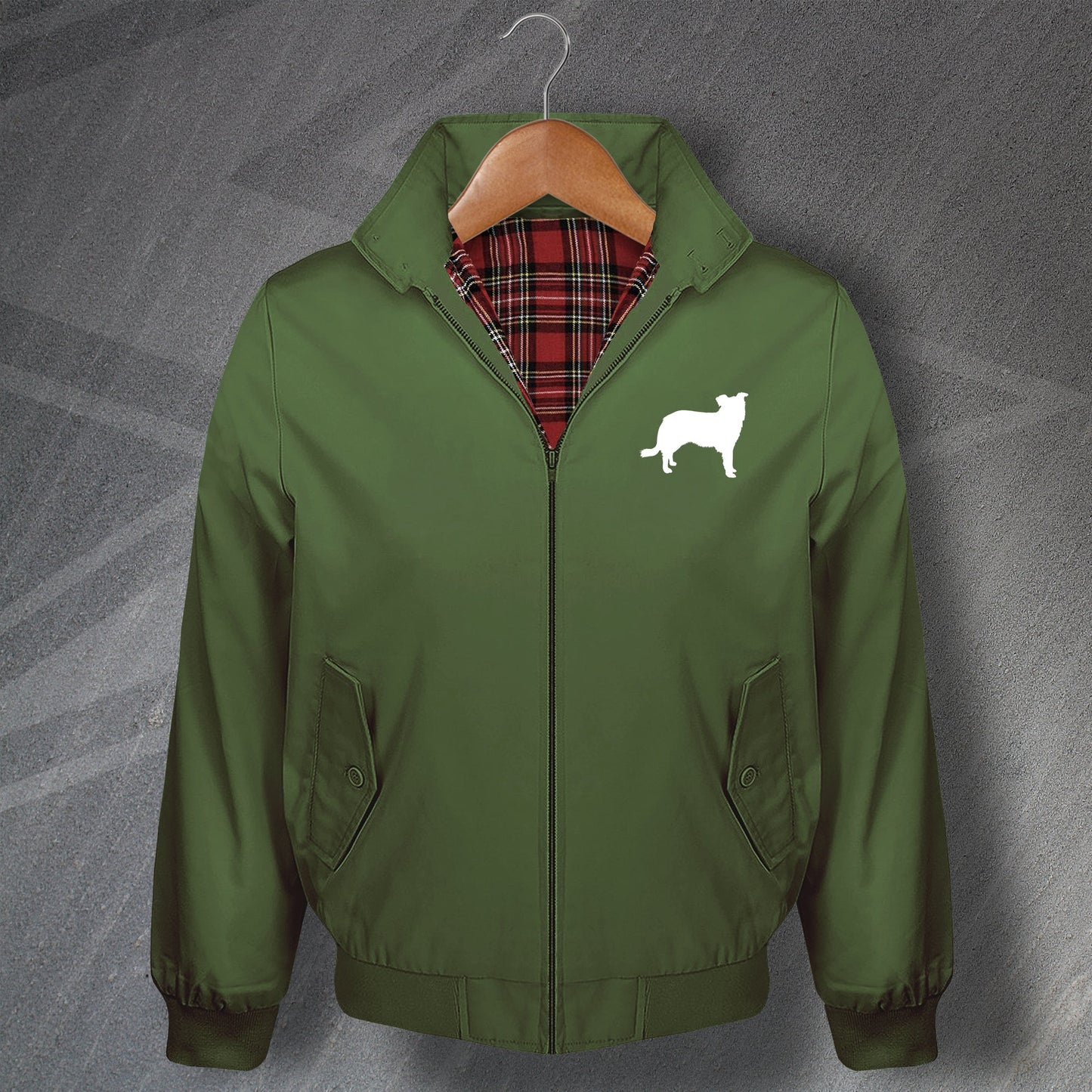 Border Collie Harrington Jacket