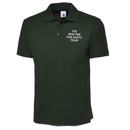 Personalised Darts Team Embroidered Classic Polo Shirt