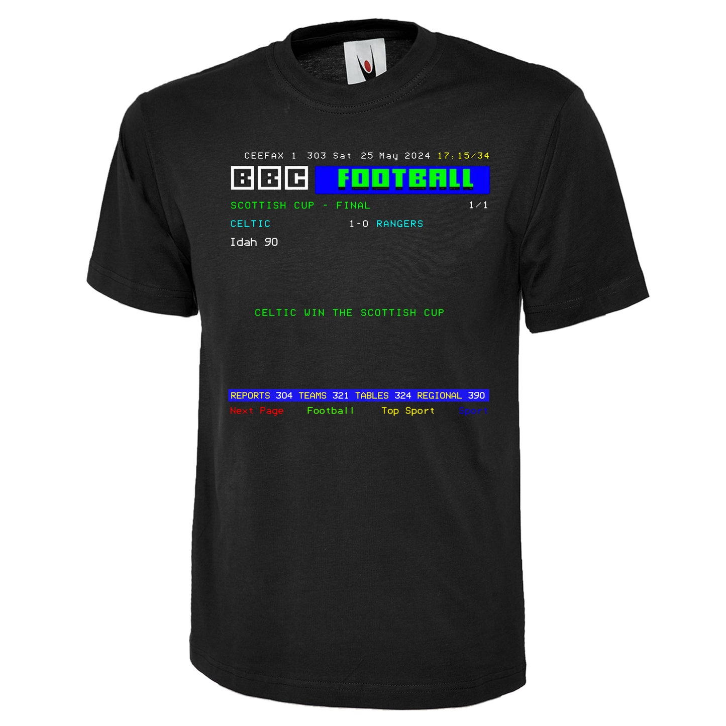 Celtic 1 Rangers 0 Scottish Cup Winners 2024 T Shirt