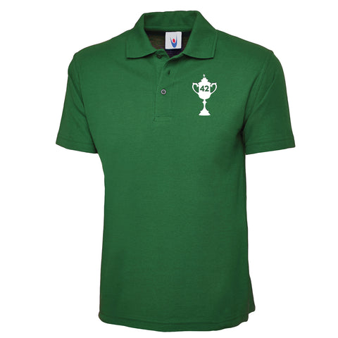 Celtic 42 Time Scottish Cup Winners Embroidered Classic Polo Shirt