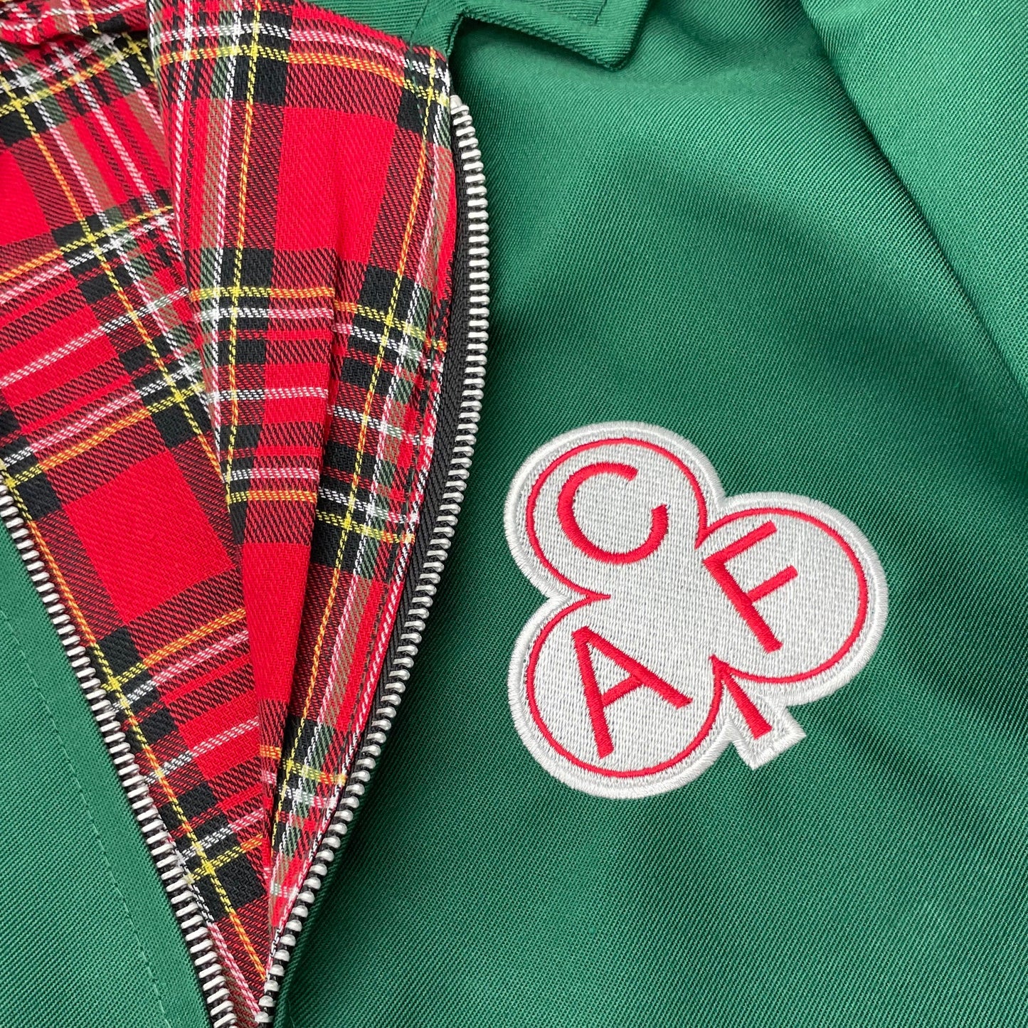 Charlton Embroidered Harrington Jacket